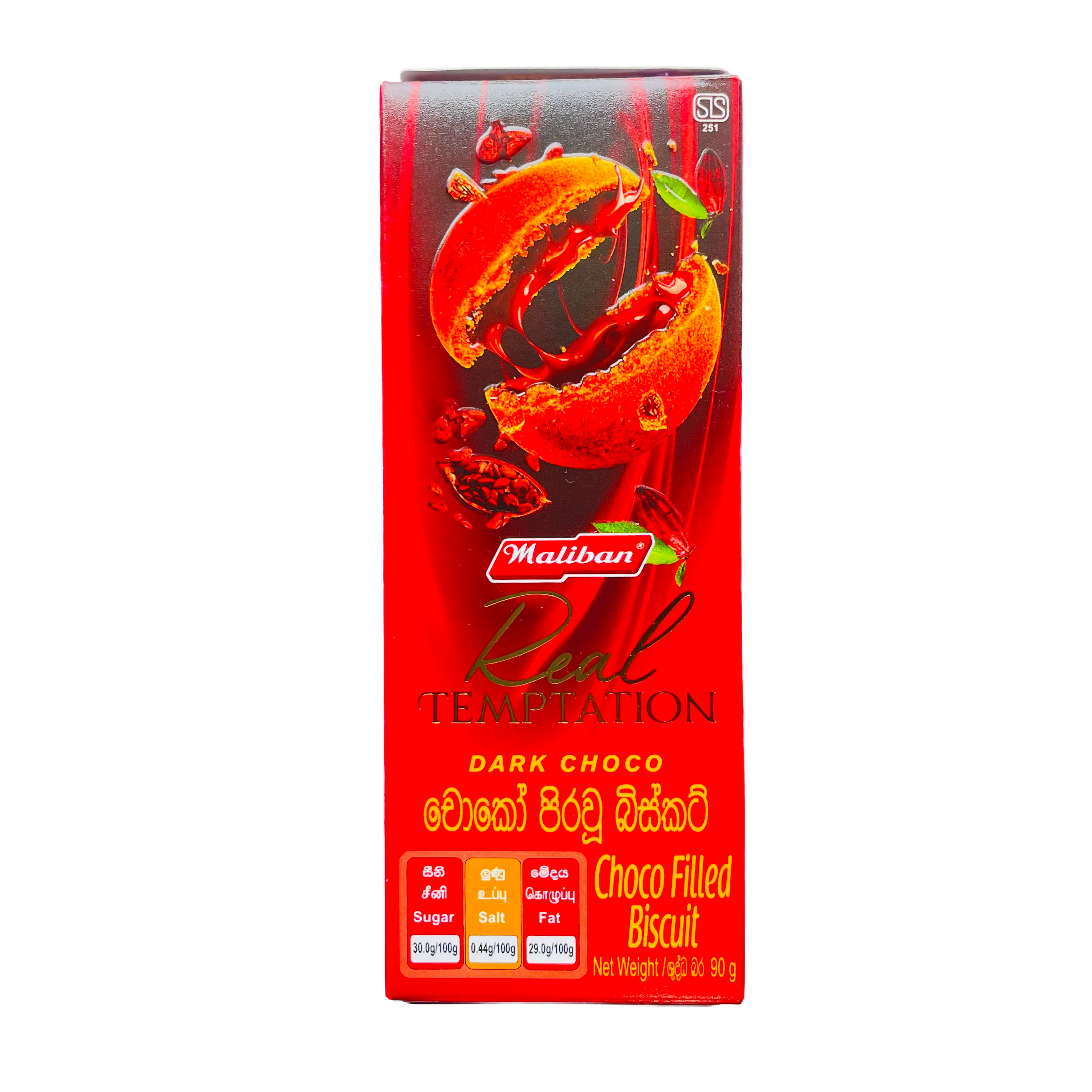 Maliban Real Temptation Dark Choco 90g